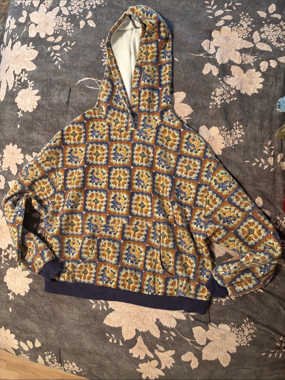 Out from Under Cozy knit 🧶 like Patterned Hoodie